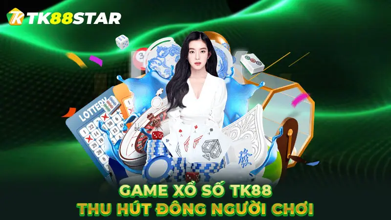 Game xổ số TK88 thu hút đông người chơi