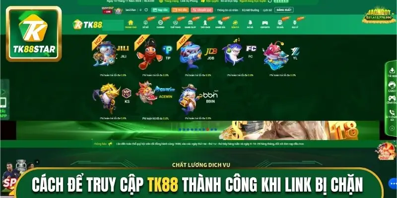 Cách để truy cập nhà cái TK88 thành công khi link bị chặn hiệu quả